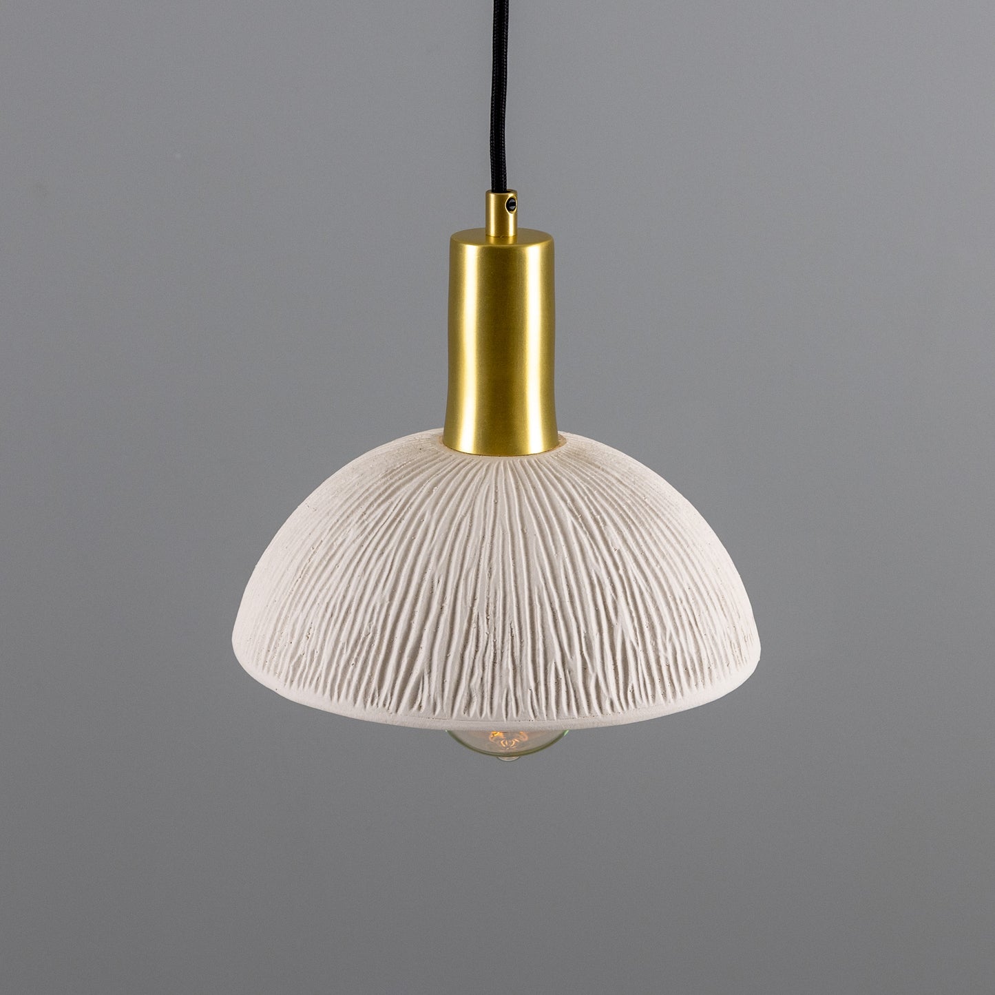 Kauri Organic Ceramic Dome Pendant Light