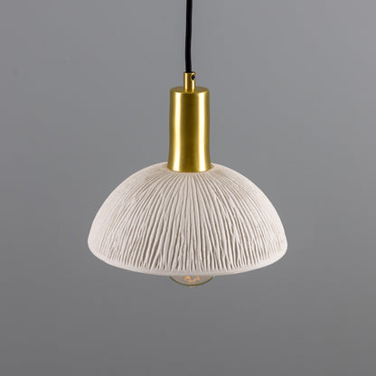 Kauri Organic Ceramic Dome Pendant Light