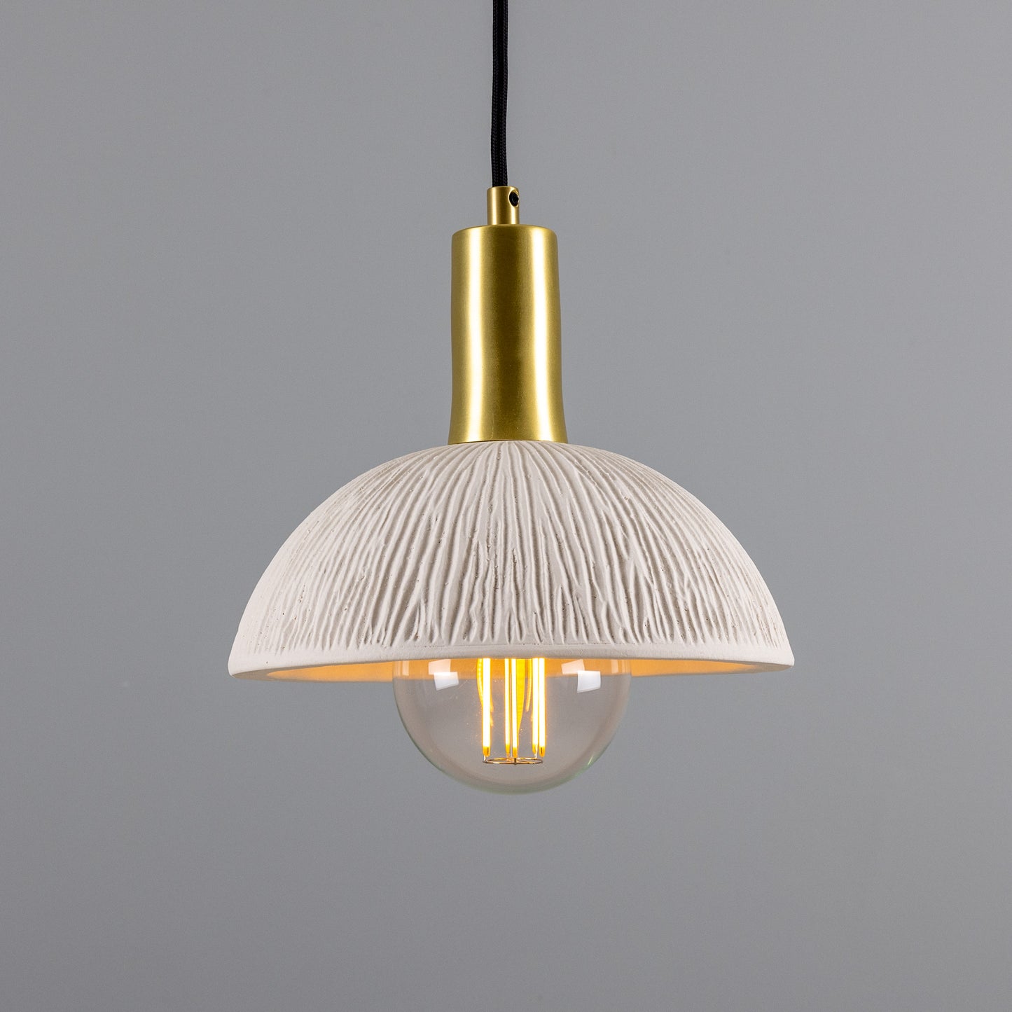 Kauri Organic Ceramic Dome Pendant Light