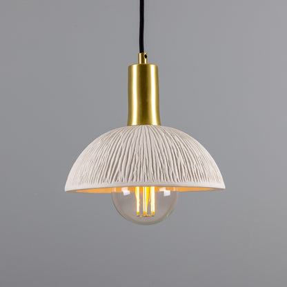 Kauri Organic Ceramic Dome Pendant Light