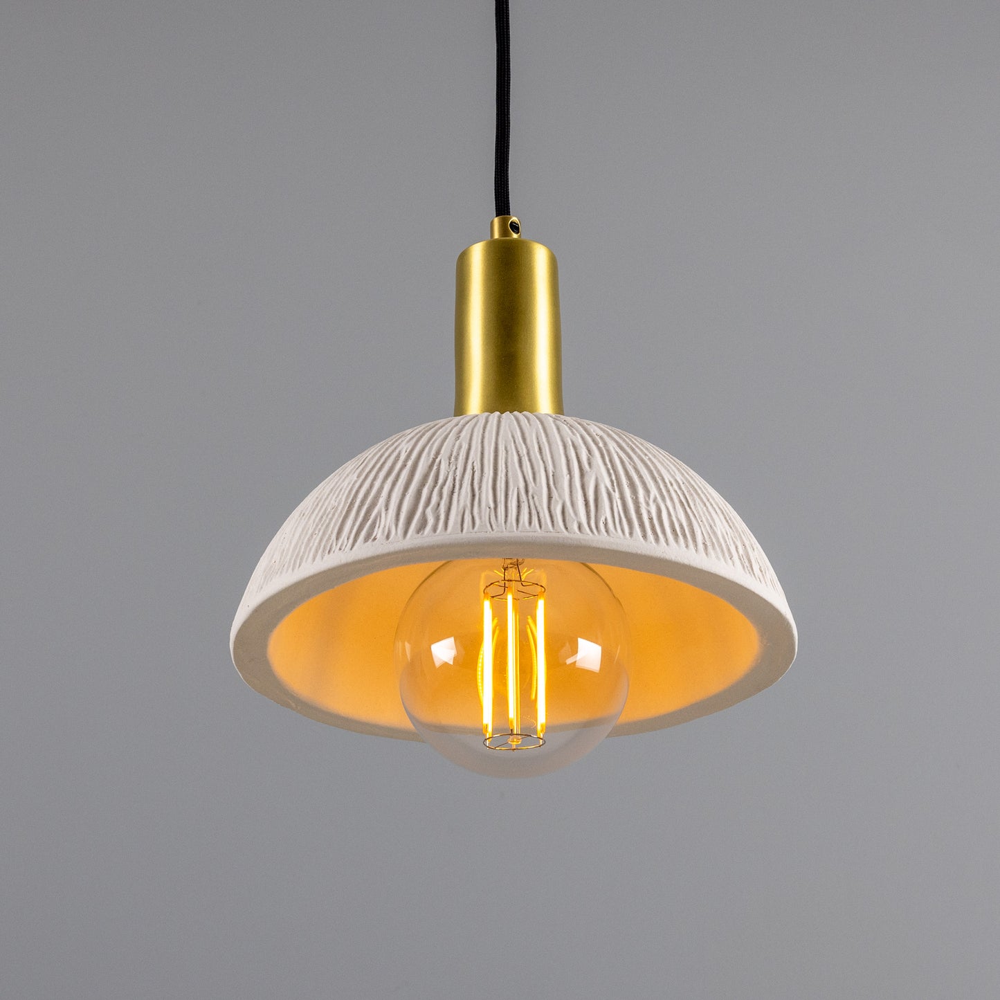 Kauri Organic Ceramic Dome Pendant Light