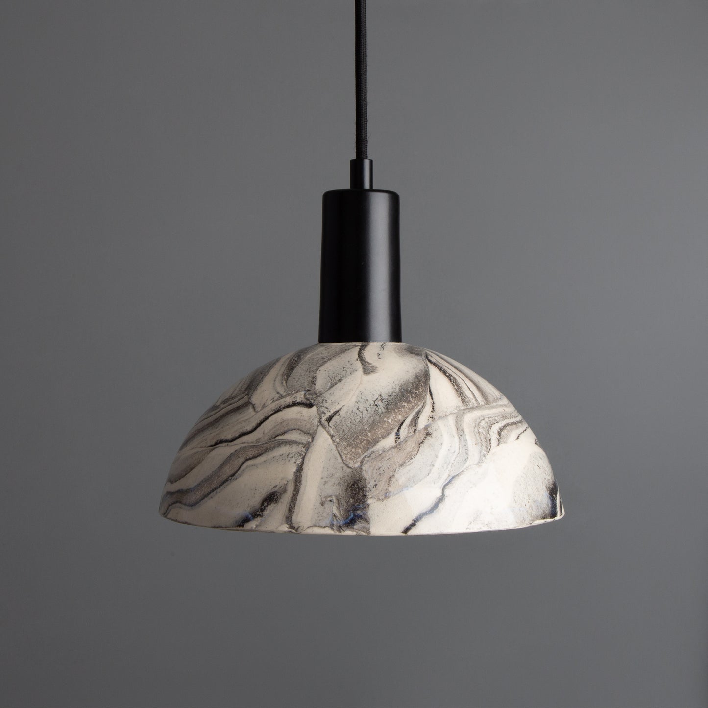 Kauri Organic Ceramic Dome Pendant Light