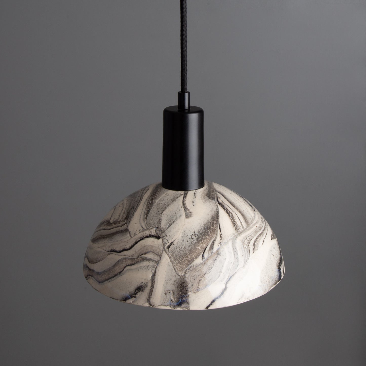 Kauri Organic Ceramic Dome Pendant Light