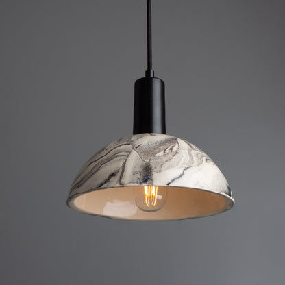 Kauri Organic Ceramic Dome Pendant Light
