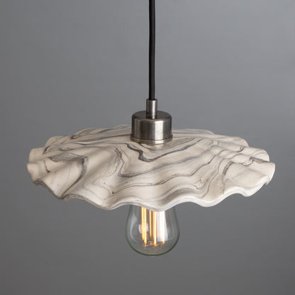 Kapok Organic Ceramic Pendant Light 27cm