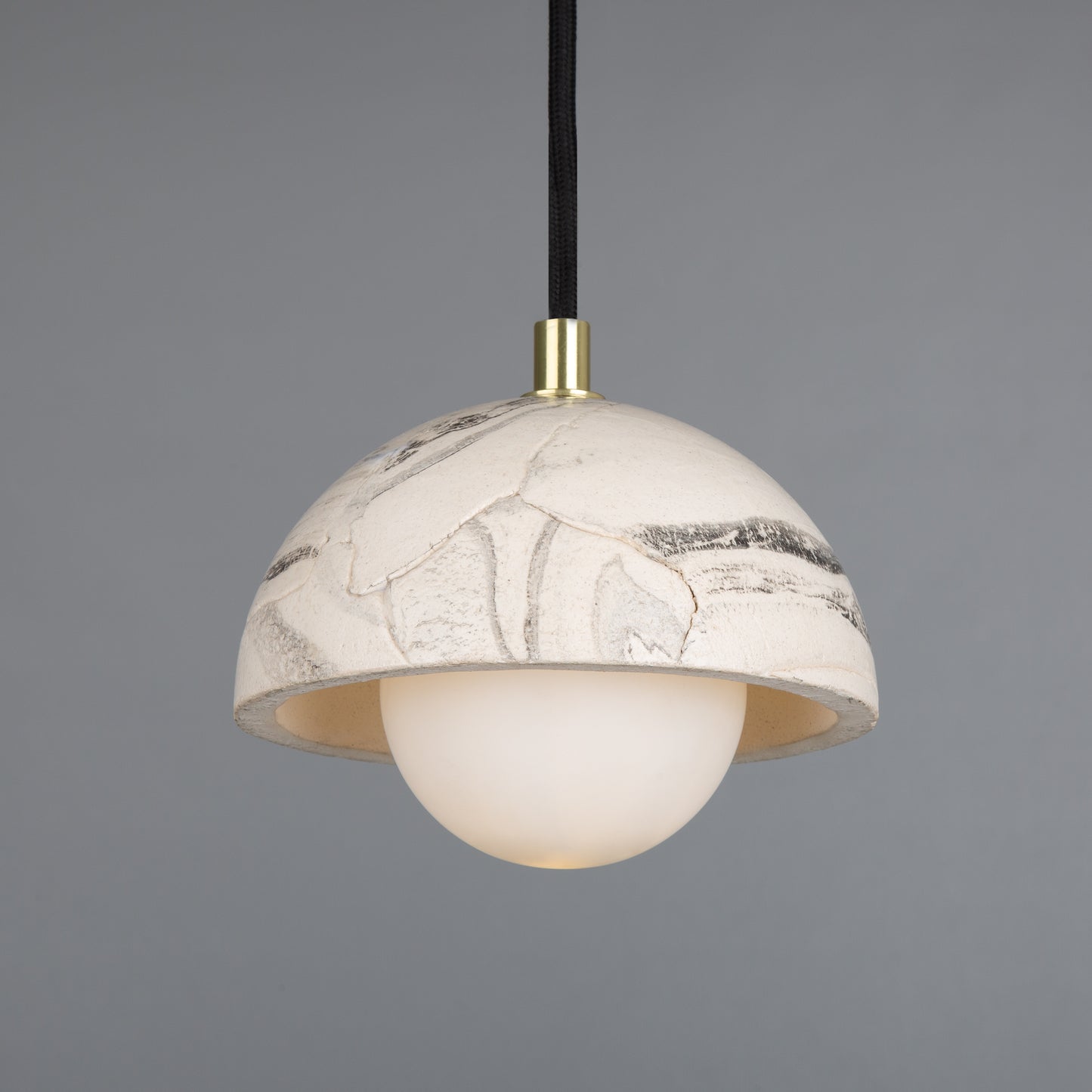 Ferox Small Ceramic Dome Pendant Light 14cm