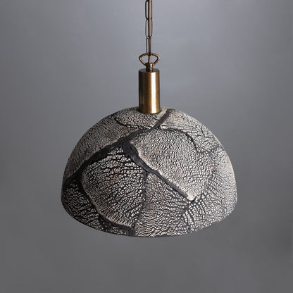 Kauri Organic Ceramic Dome Pendant Light