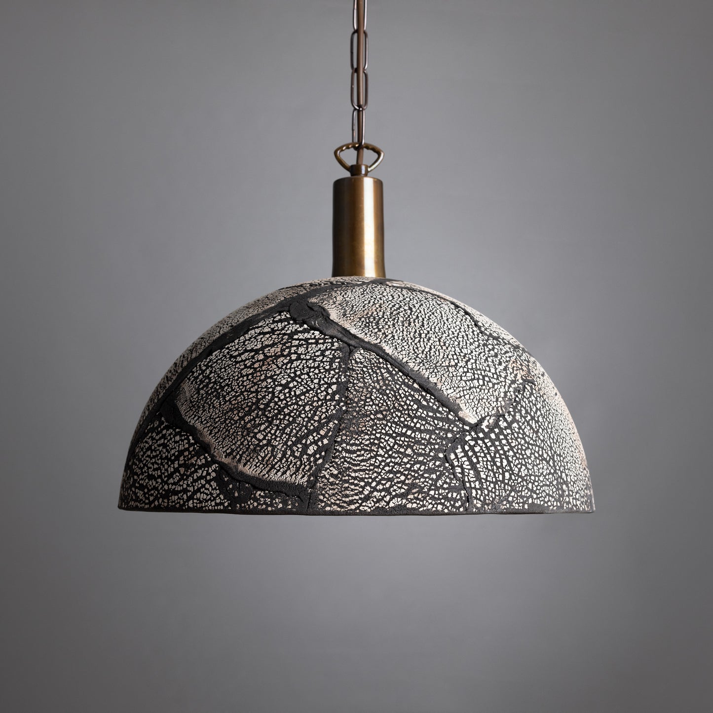 Kauri Organic Ceramic Dome Pendant Light