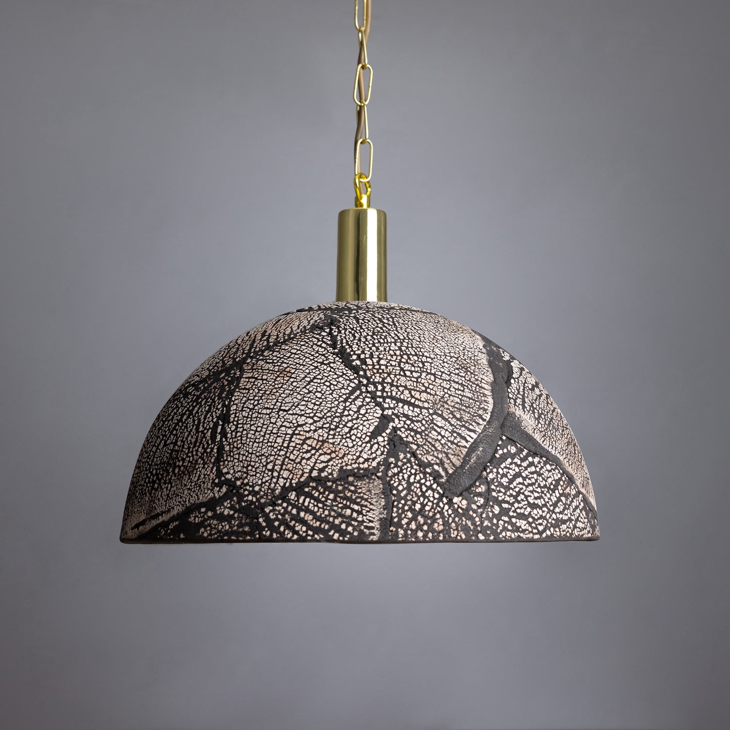 Kauri Organic Ceramic Dome Pendant Light