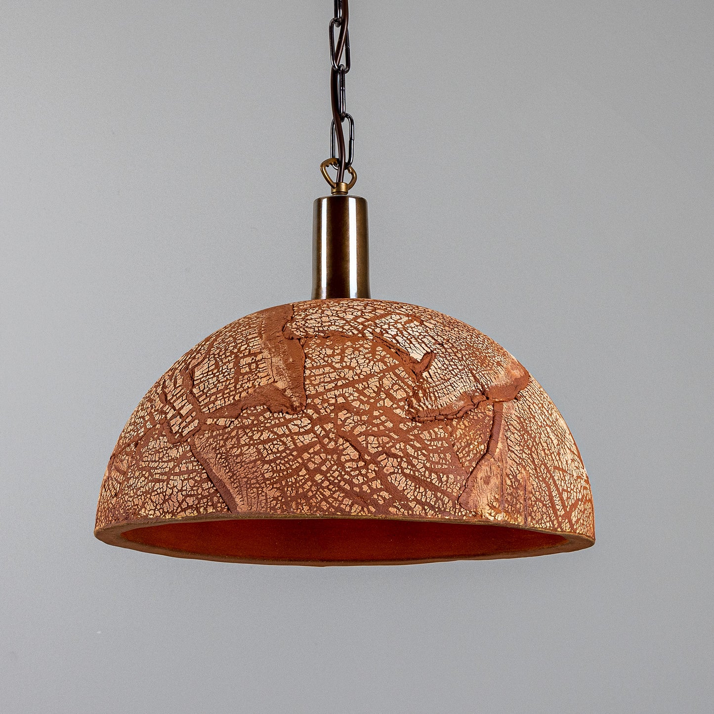 Kauri Organic Ceramic Dome Pendant Light