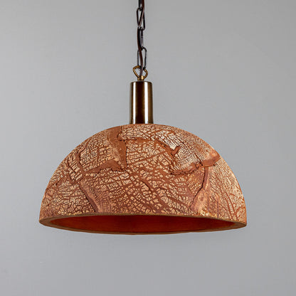 Kauri Organic Ceramic Dome Pendant Light