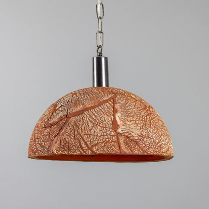 Kauri Organic Ceramic Dome Pendant Light