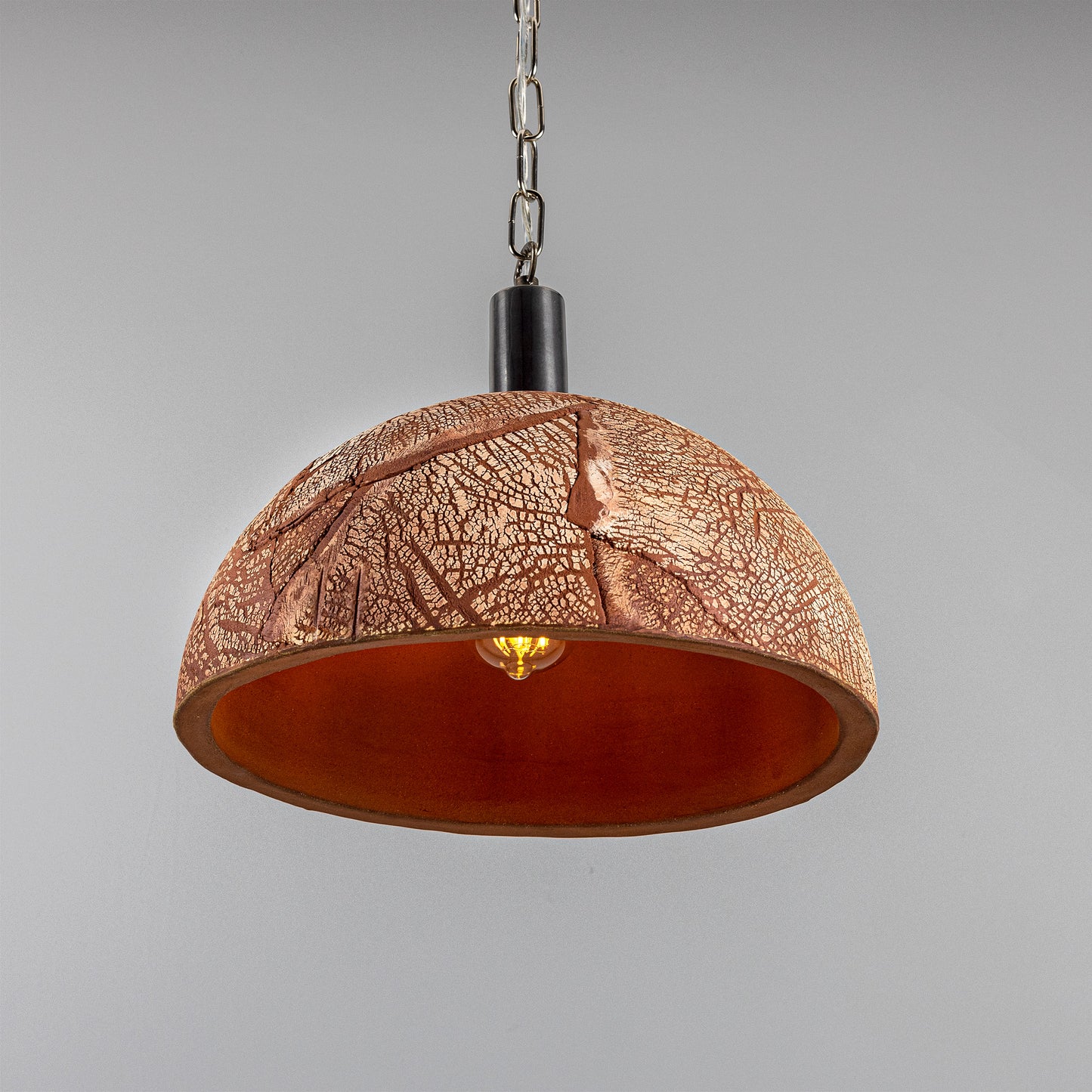 Kauri Organic Ceramic Dome Pendant Light