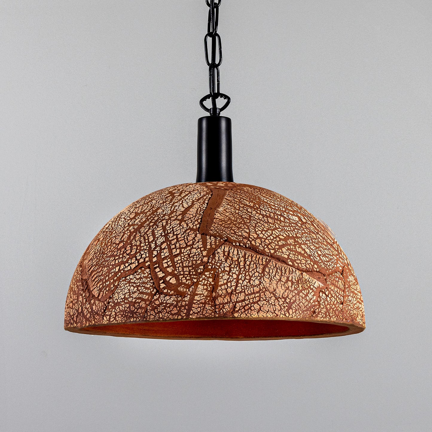 Kauri Organic Ceramic Dome Pendant Light