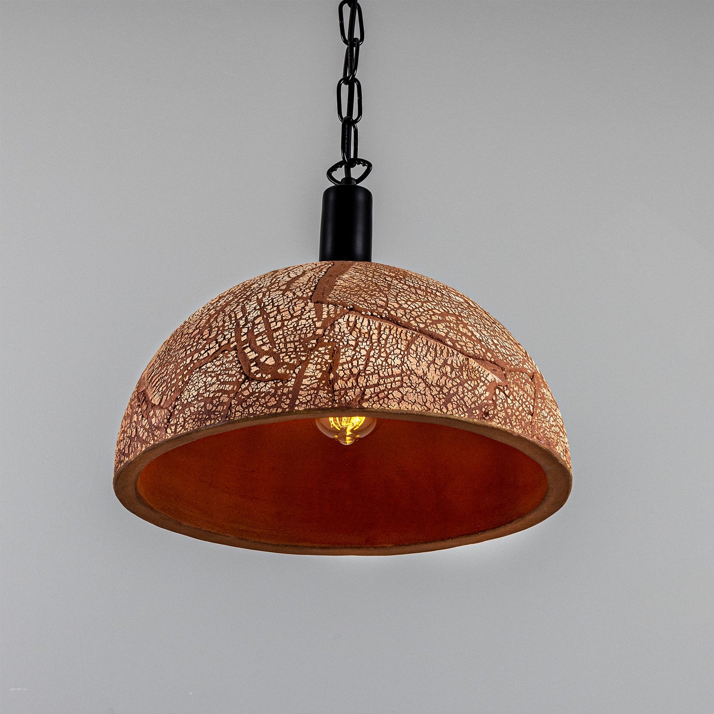 Kauri Organic Ceramic Dome Pendant Light