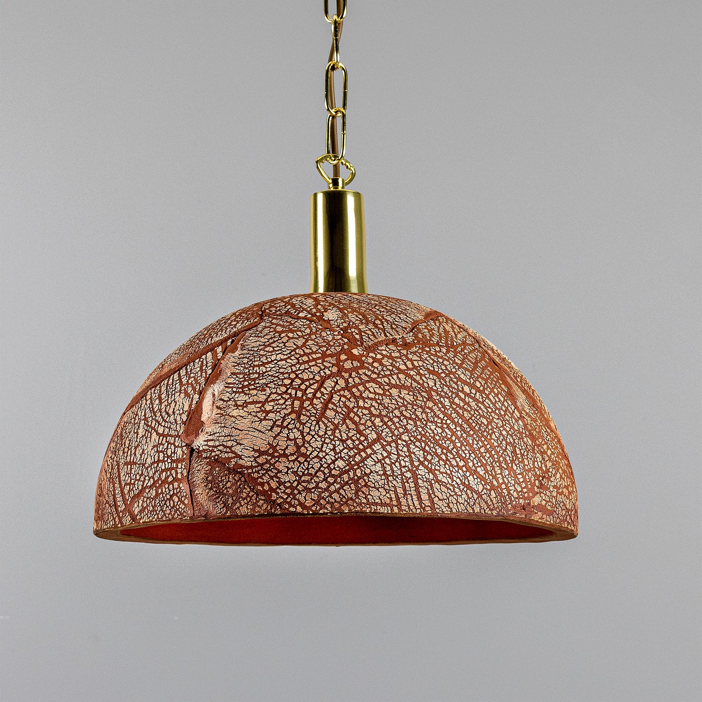Kauri Organic Ceramic Dome Pendant Light