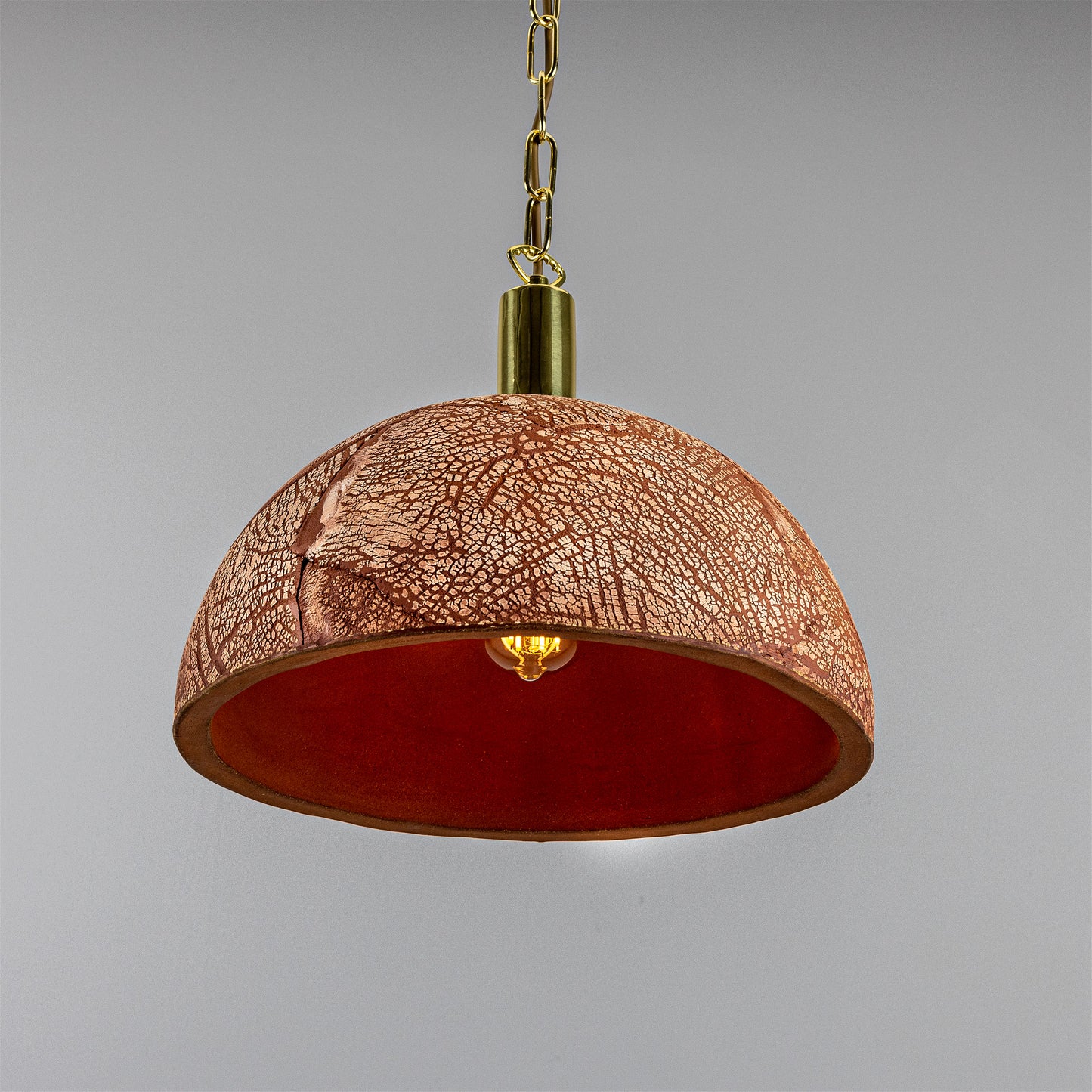 Kauri Organic Ceramic Dome Pendant Light