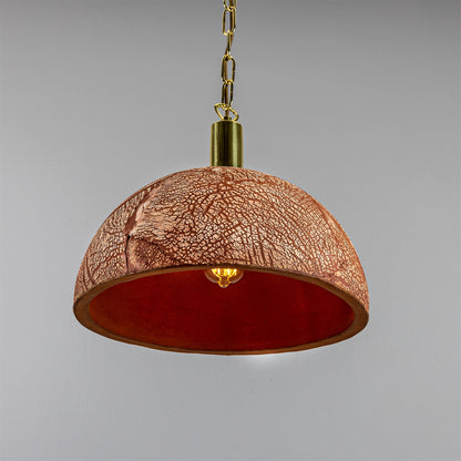 Kauri Organic Ceramic Dome Pendant Light