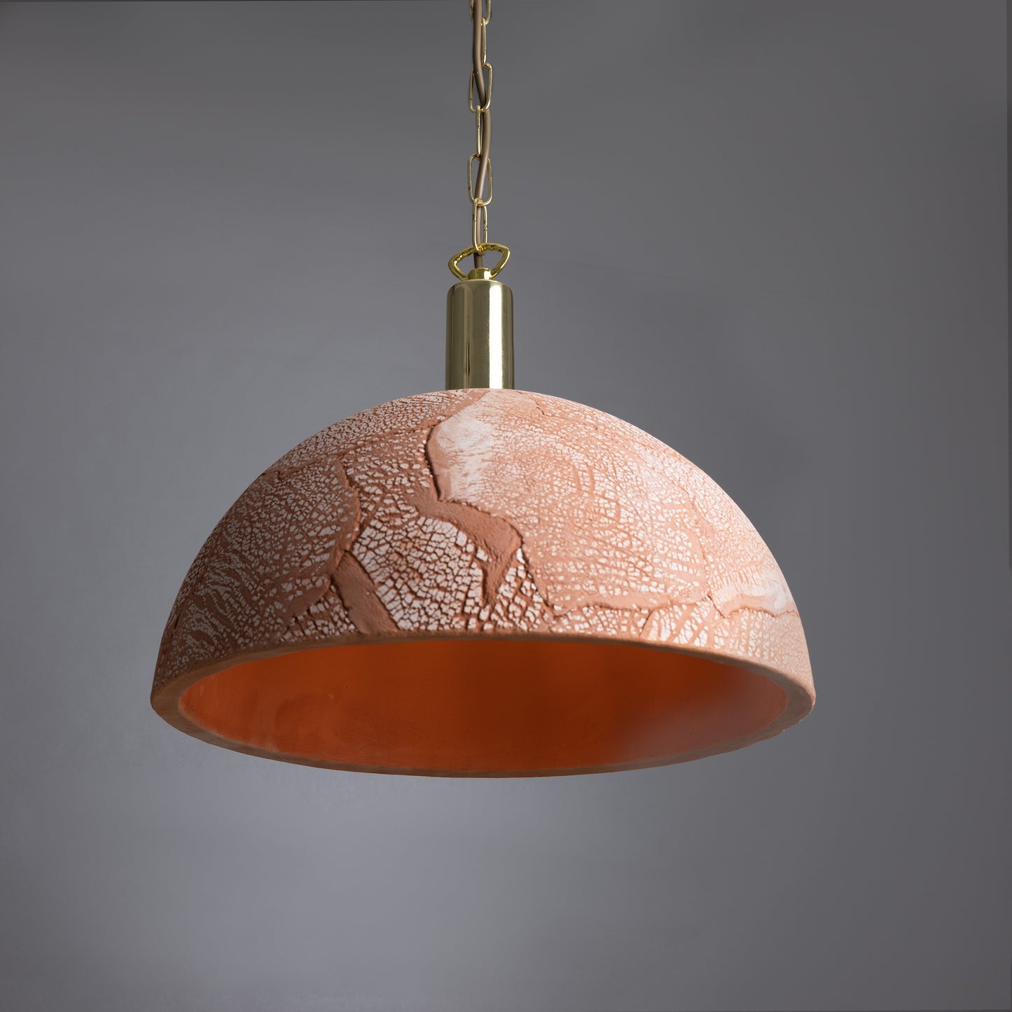 Kauri Organic Ceramic Dome Pendant Light