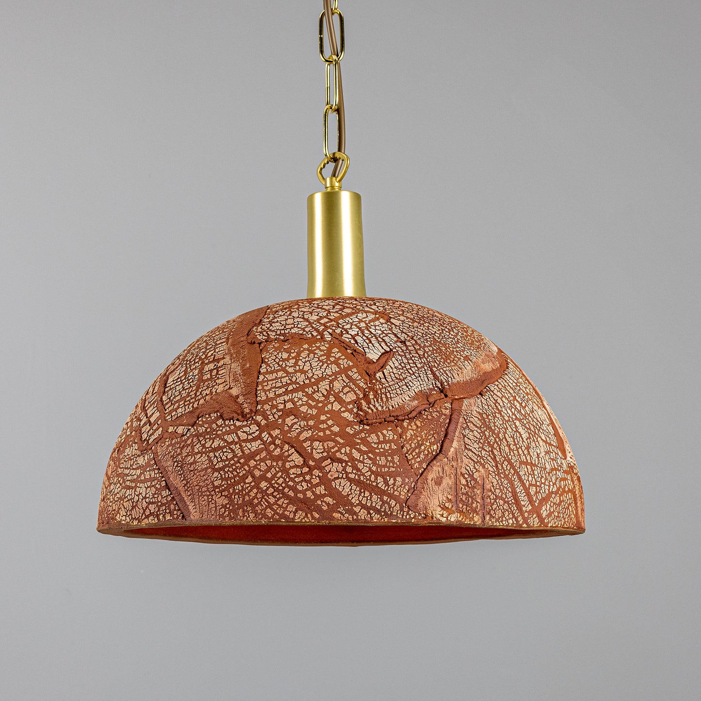Kauri Organic Ceramic Dome Pendant Light