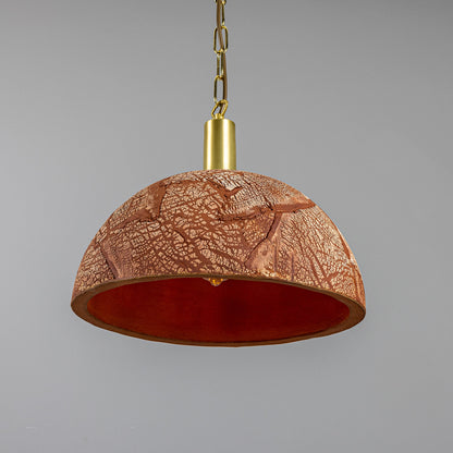Kauri Organic Ceramic Dome Pendant Light