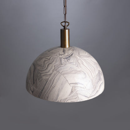 Kauri Organic Ceramic Dome Pendant Light