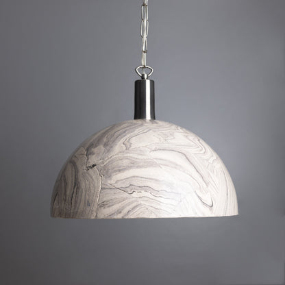 Kauri Organic Ceramic Dome Pendant Light