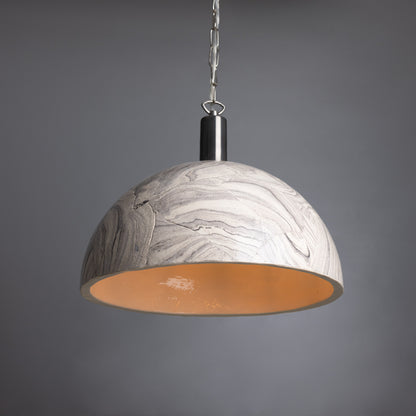 Kauri Organic Ceramic Dome Pendant Light