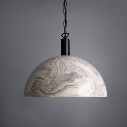 Kauri Organic Ceramic Dome Pendant Light