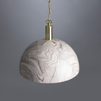 Kauri Organic Ceramic Dome Pendant Light