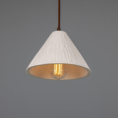 Tilia Organic Ceramic Cone Pendant Light 28cm