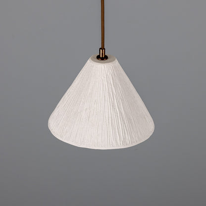 Tilia Organic Ceramic Cone Pendant Light 28cm