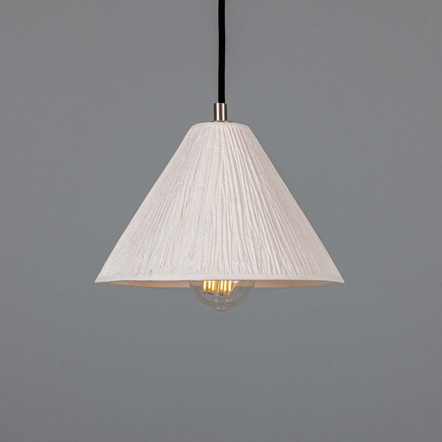 Tilia Organic Ceramic Cone Pendant Light 28cm