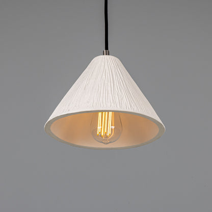 Tilia Organic Ceramic Cone Pendant Light 28cm