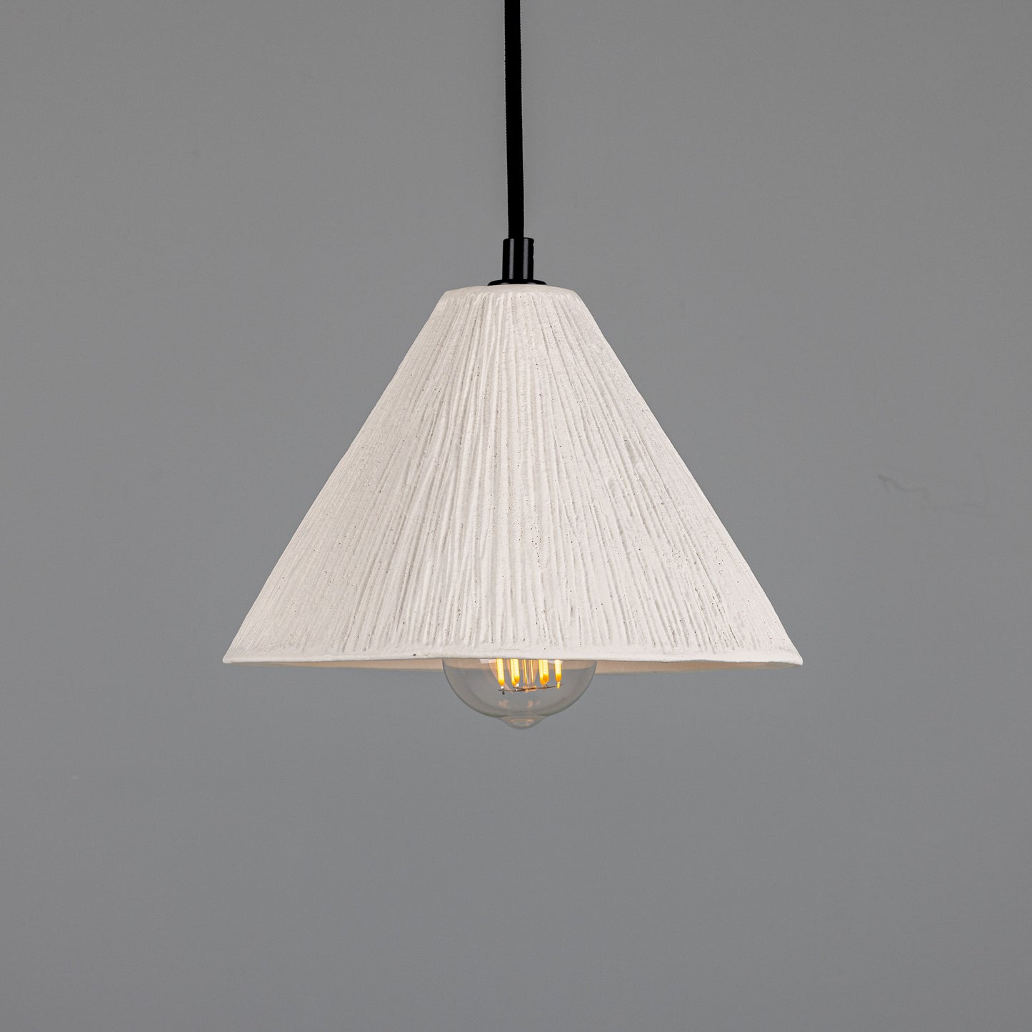 Tilia Organic Ceramic Cone Pendant Light 28cm