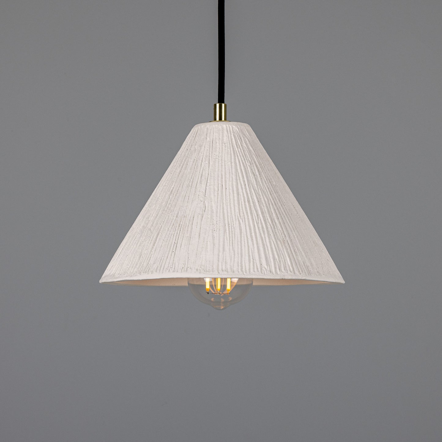 Tilia Organic Ceramic Cone Pendant Light 28cm