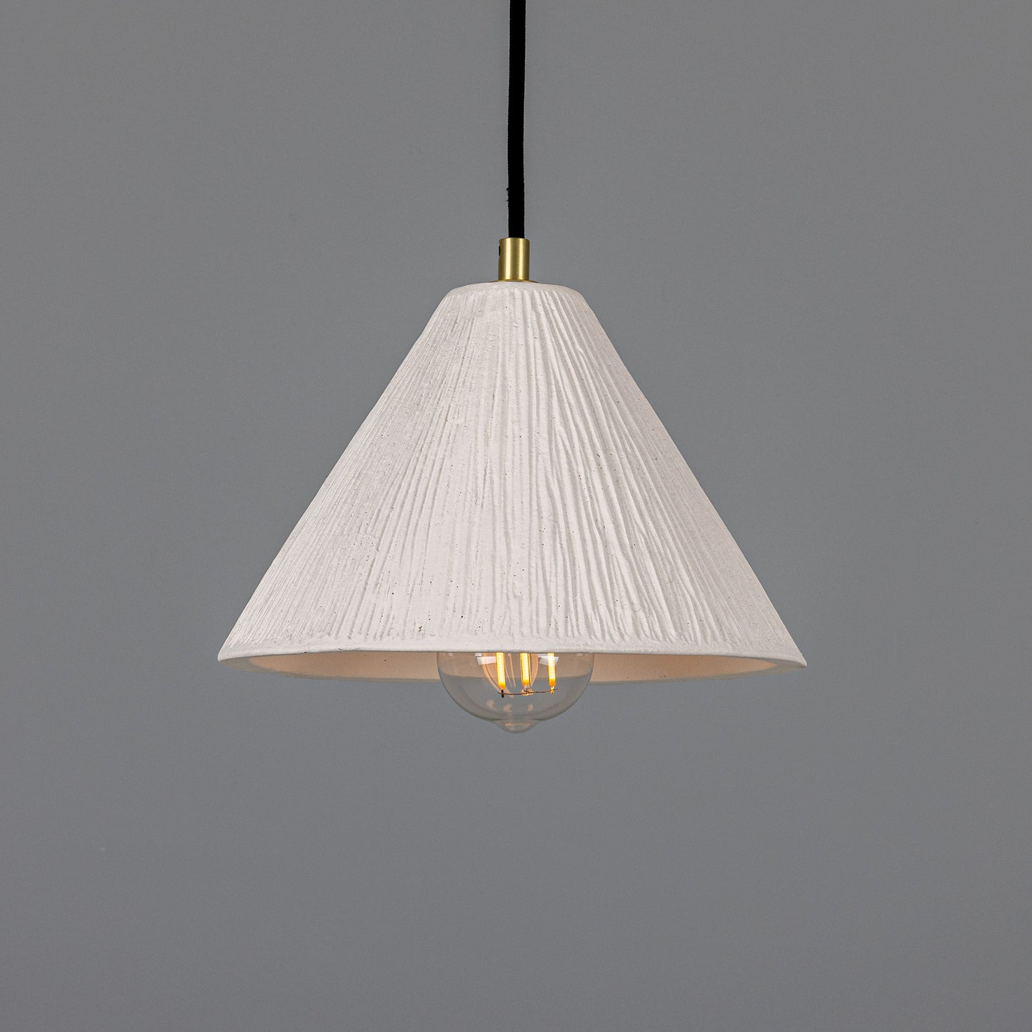 Tilia Organic Ceramic Cone Pendant Light 28cm