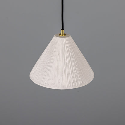 Tilia Organic Ceramic Cone Pendant Light 28cm