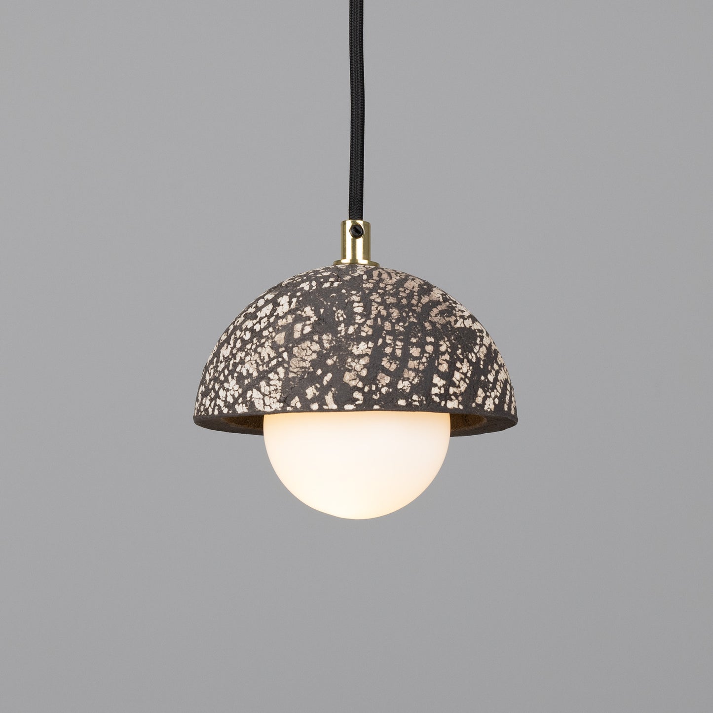 Ferox Small Ceramic Dome Pendant Light 14cm