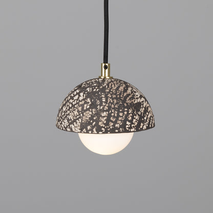 Ferox Small Ceramic Dome Pendant Light 14cm