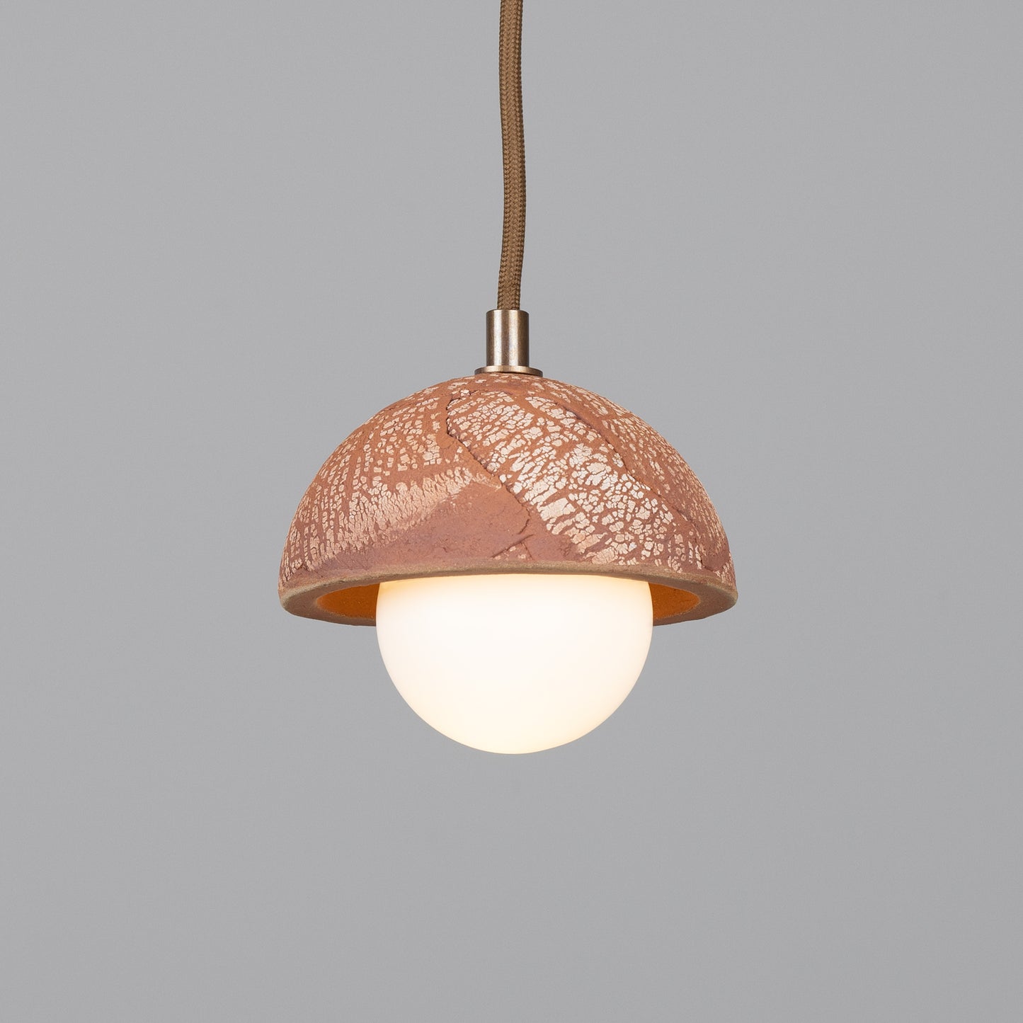 Ferox Small Ceramic Dome Pendant Light 14cm