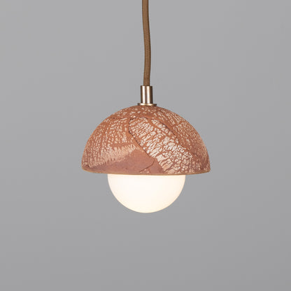 Ferox Small Ceramic Dome Pendant Light 14cm