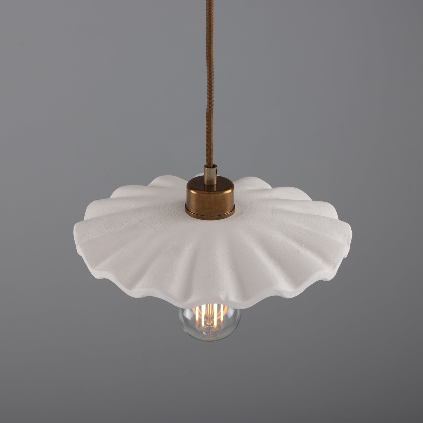 Kapok Organic Ceramic Pendant Light 27cm