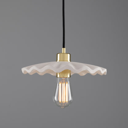 Kapok Organic Ceramic Pendant Light 27cm