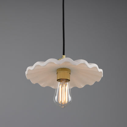 Kapok Organic Ceramic Pendant Light 27cm