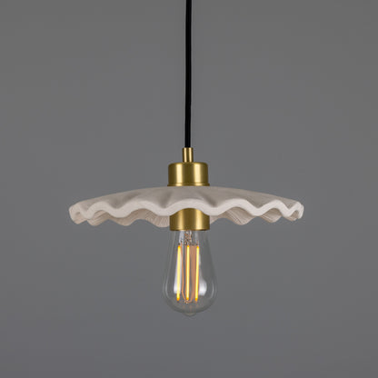 Kapok Organic Ceramic Pendant Light 27cm