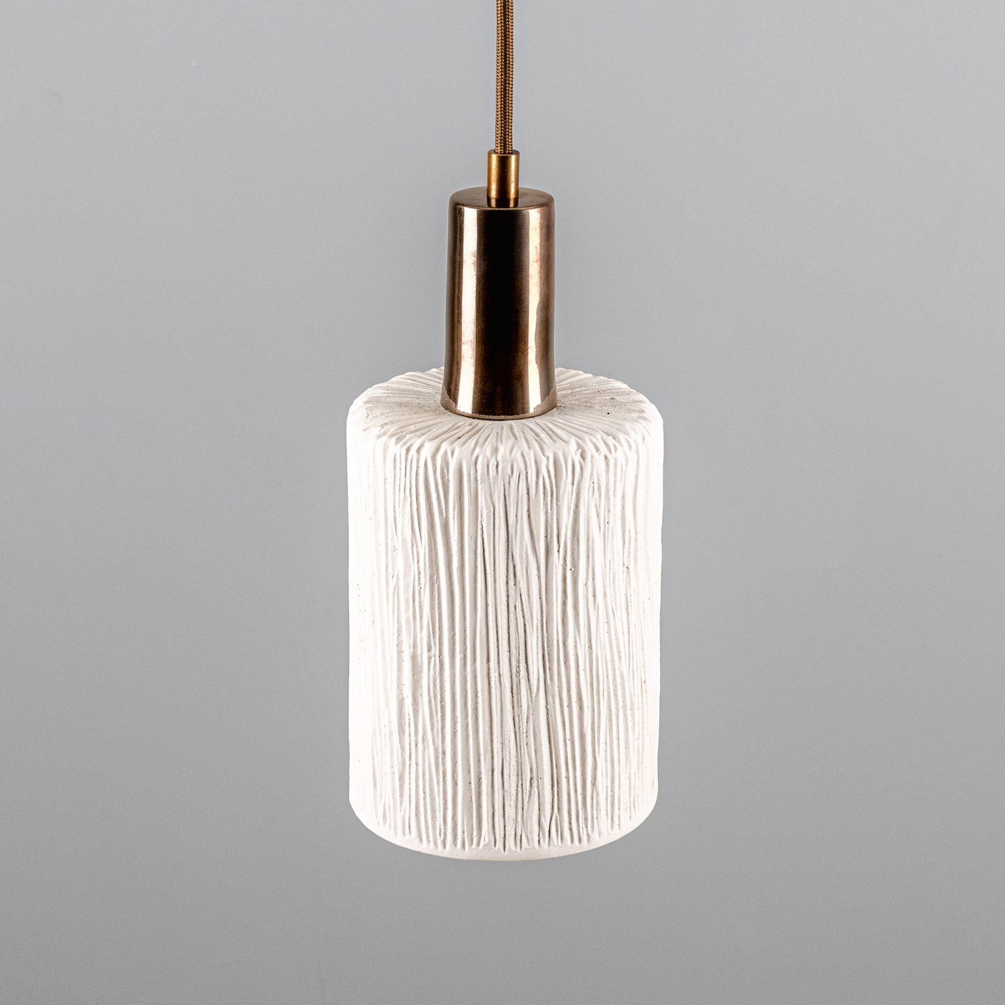 Senna Organic Ceramic Cylinder Pendant Light 12cm