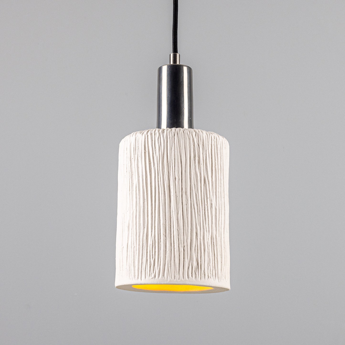 Senna Organic Ceramic Cylinder Pendant Light 12cm