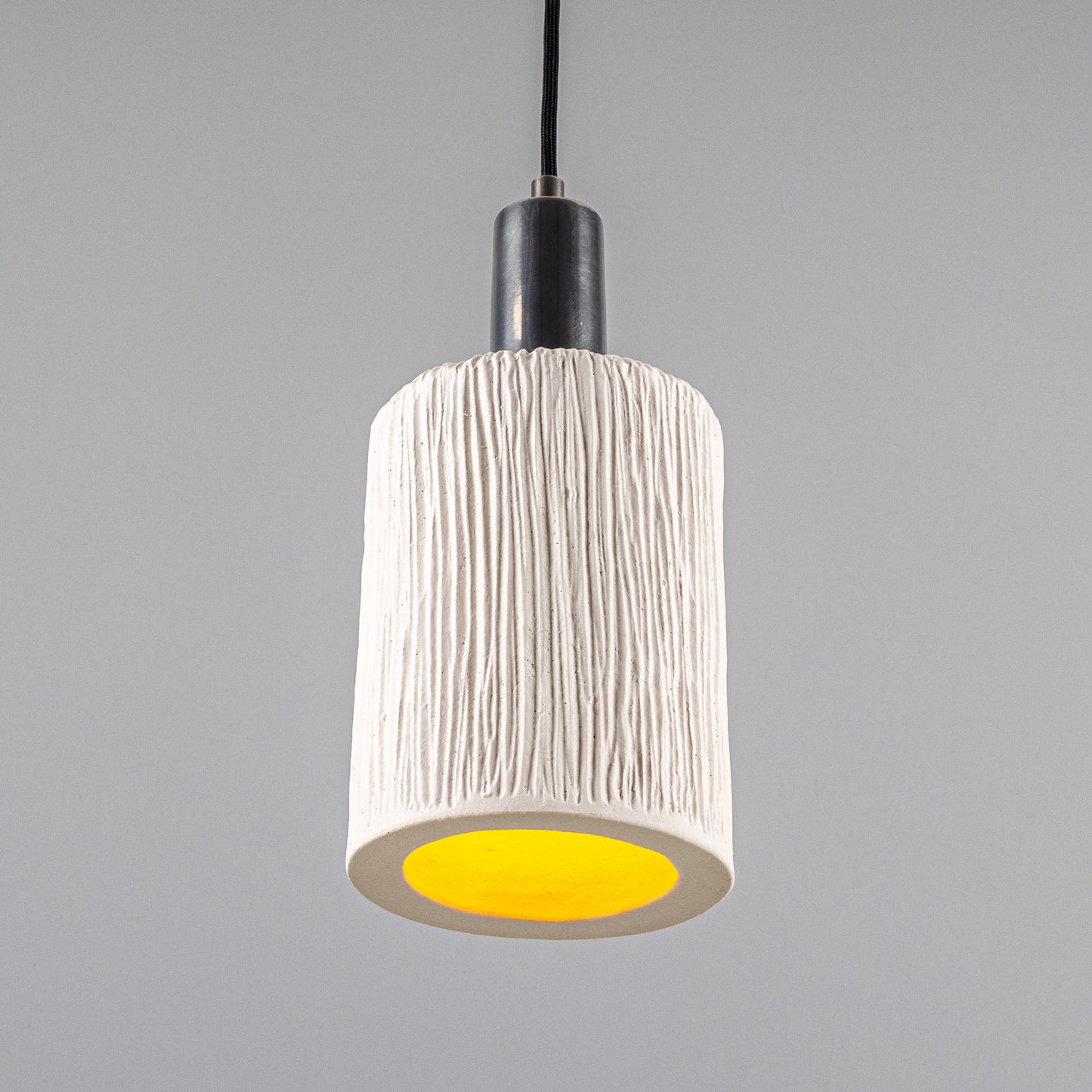 Senna Organic Ceramic Cylinder Pendant Light 12cm