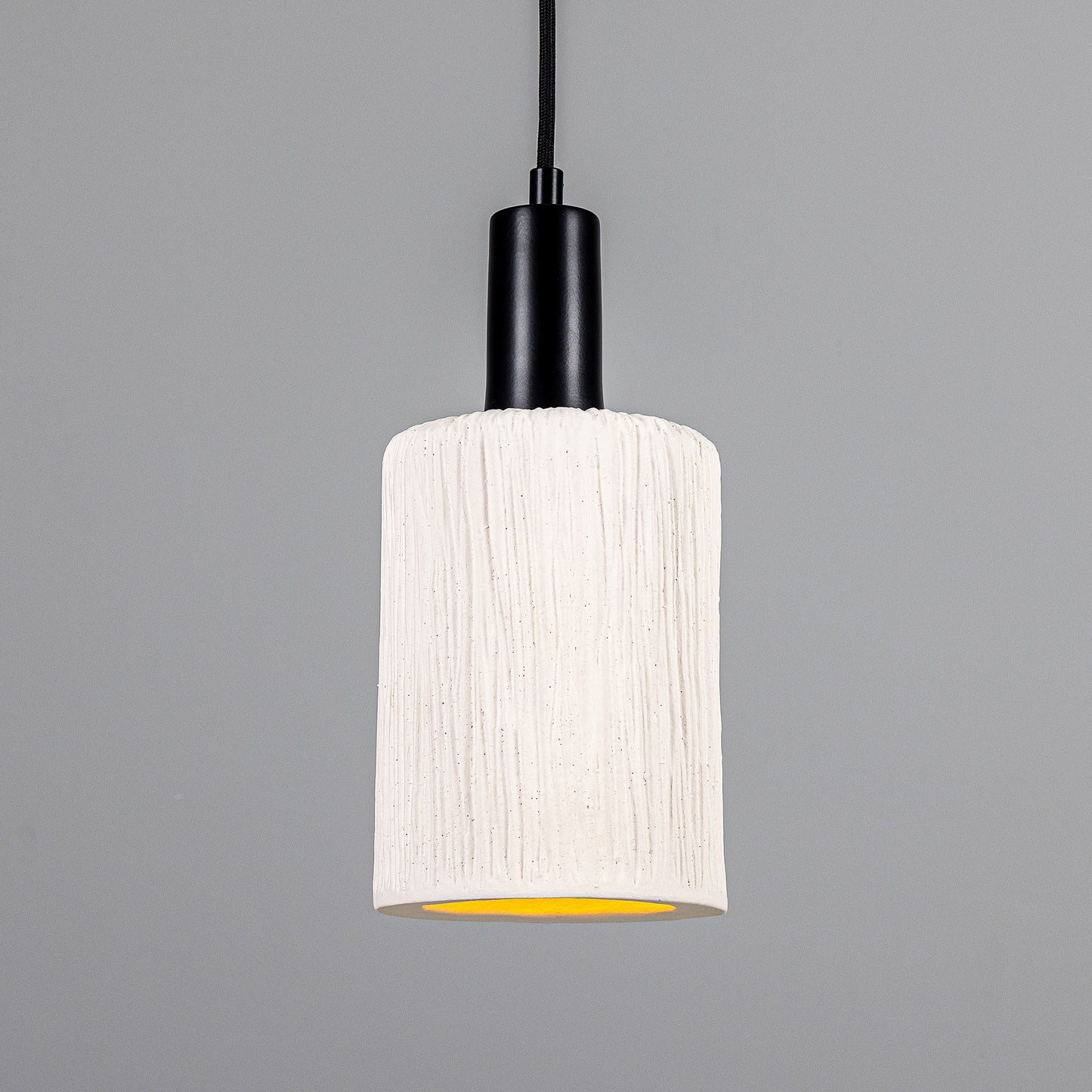 Senna Organic Ceramic Cylinder Pendant Light 12cm